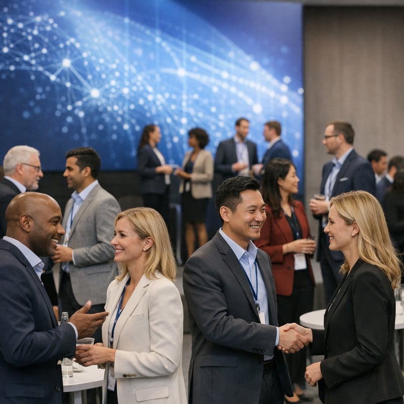 AI Hot 100 Summit Networking Scene