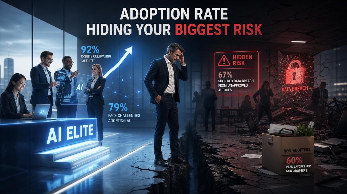 Your AI Adoption Rate Is High. What Is It Hiding?