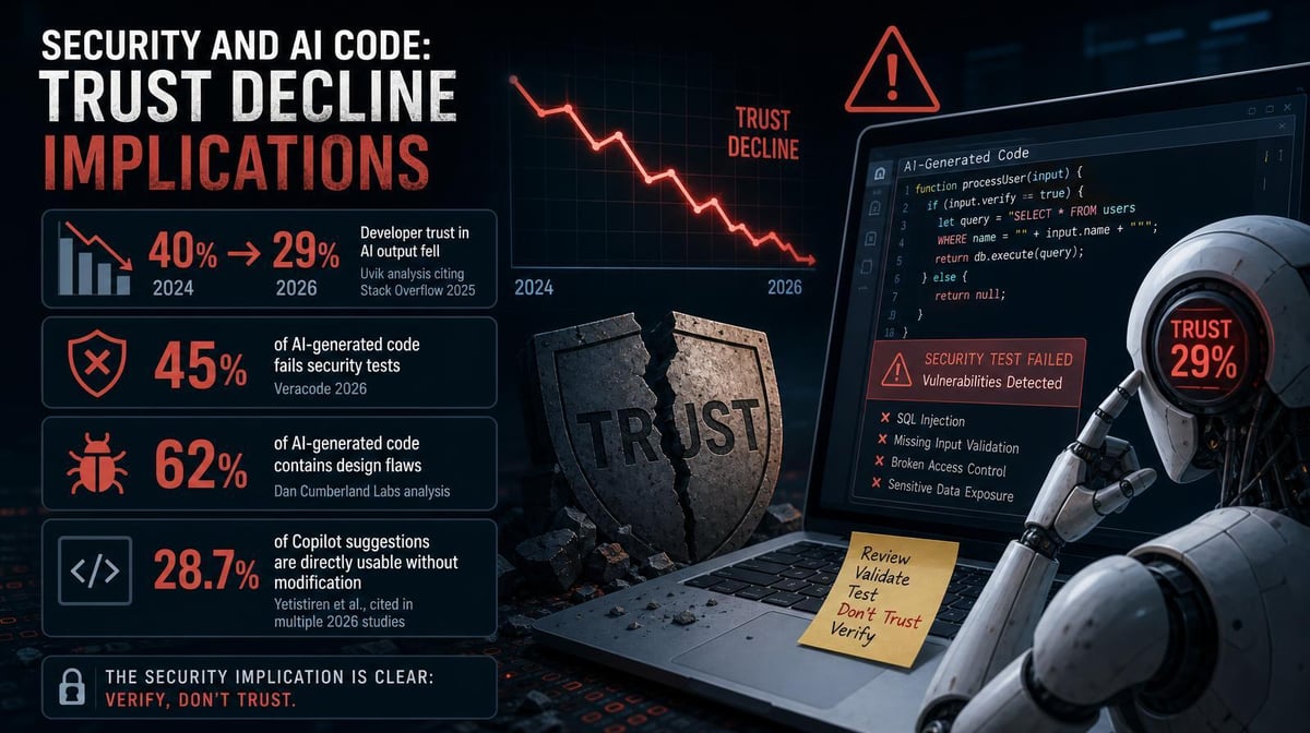 46% of Developers Distrust AI Output Accuracy. Here’s How to Build a Review Process Around the Actual Risk.