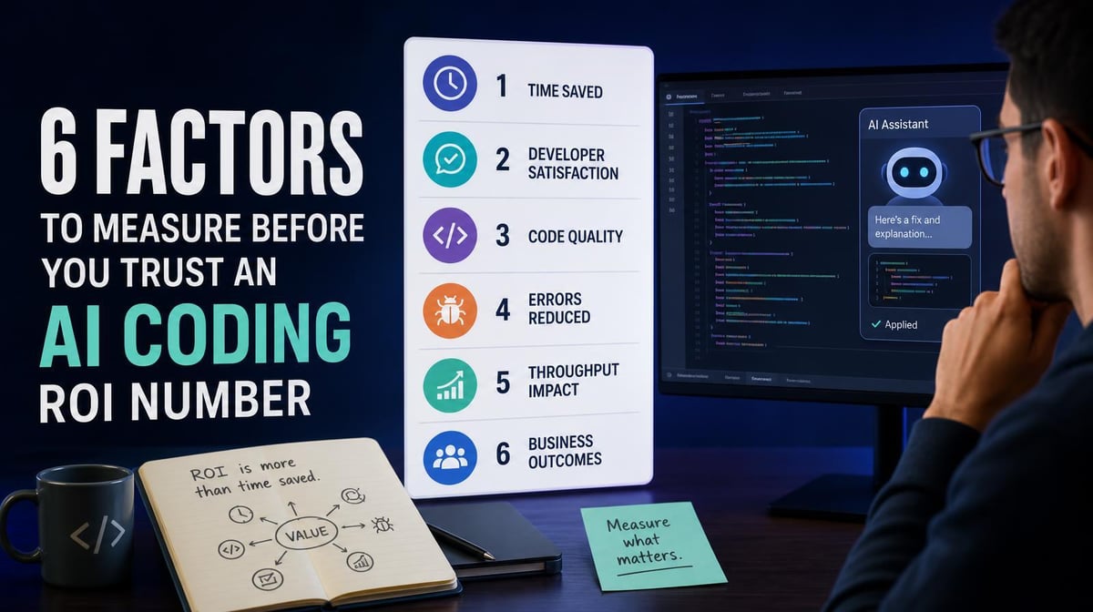 6 Factors to Measure Before You Trust an AI Coding ROI Number