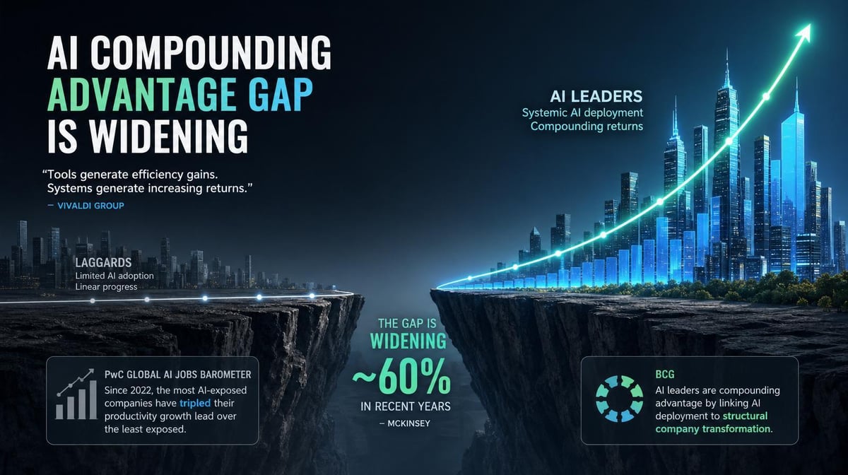 The AI Performance Gap Is Not Pausing While You Catch Up