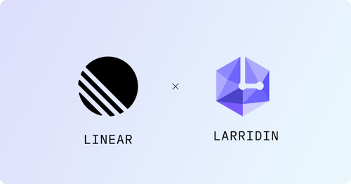 Linear and Larridin partnership logo