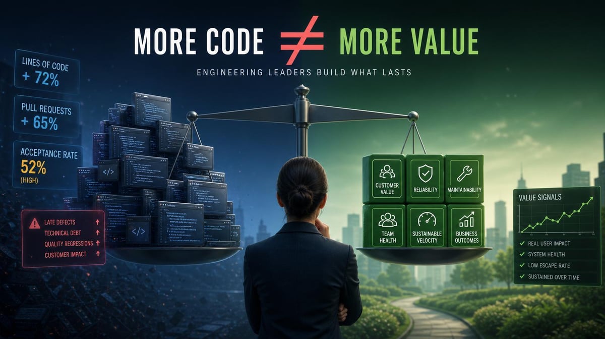 Your Engineers Are Shipping More Code. That's Not the Same as More Value.