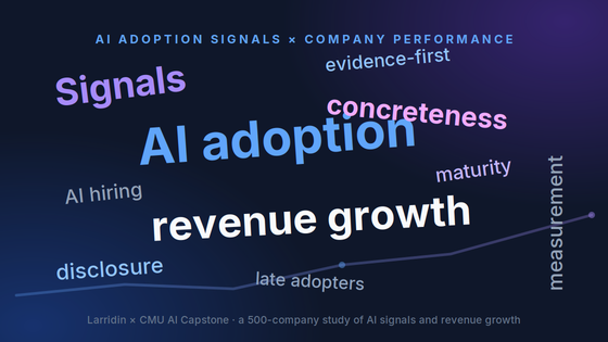 CMU-Larridin Study Ties AI Adoption to Revenue Growth for S&P 500